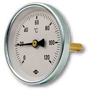 Thermometer brass 1/2 