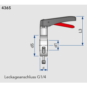Leckage- Scheibenventil KIESELMANN ohne Flansch  handbetätigt