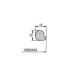 Mannlochdichtung 96020 für Modell 285 und 295  (G/295)  ALT