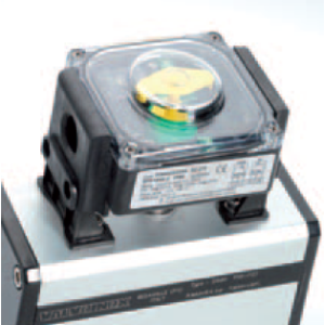 Feedback unit for pneumatic rotary actuator