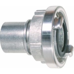 STORZ suction coupling, hammered out aluminium