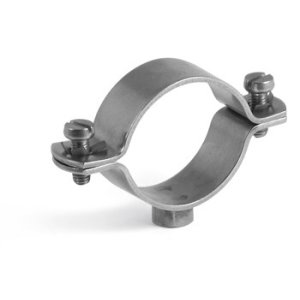 V4A stainless steel pipe clamp robust