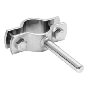 Rohrschellen mit Schaft  1.4404(316L)  Band 20x2,5mm