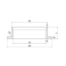 Ringflansch Typ 35 DN200 (211,0mm) 1.4404 PN25