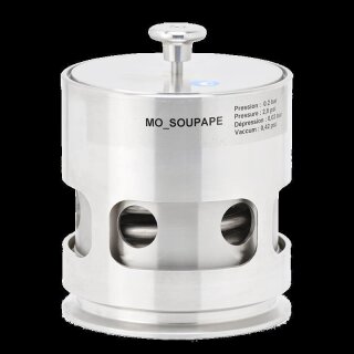 Definox Überdruck- / Vakuumventil Anschluss Clamp BS 4825  2"  1 bar