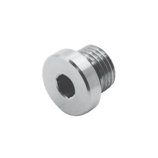 Verschlussschraube mit gekammertem O-Ring  1.4404