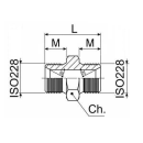Doppelnippel Spitzbogen HD  1 1/2"  40 bar  1.4404