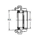 STORZ Festkupplung Innengewinde  2 1/2"  NPT...