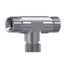 T- Stück 1 1/2" BSP AG/AG/AG  1.4404