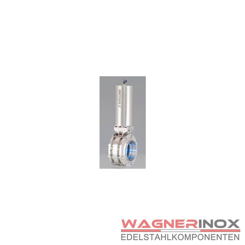 Scheibenventil EVOGUARD Pneumatisch NC NO Zwischenflansch DN80 1 4404 scheibenventil-evoguard-pneumatisch-nc-no-zwischenflansch-dn80-1-4404