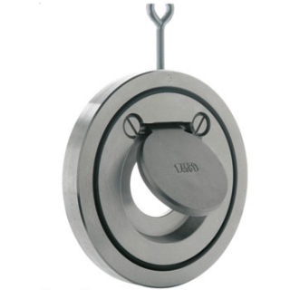 Edelstahl Zwischenflansch Rückschlagklappe DN50 PN10/16 V4A VITON (FKM)