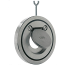 Edelstahl Zwischenflansch Rückschlagklappe DN50 PN10/16 V4A VITON (FKM)