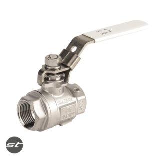 Sauerstoff- Kugelhahn 2- teilig öl und fettfrei 5/4"  1.4404