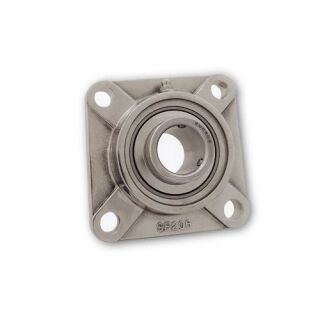 Edelstahl Flanschlager UCF 201  für Welle 12mm