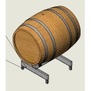 Gestell für Barriquefass einzeln 225L V2A