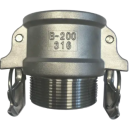 Kamlok Mutterteil Self-Lock System mit Außengewinde...