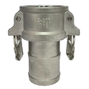 Kamlok Mutterteil Self-Lock System mit Schlauchtülle...