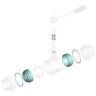 Dichtsatz für GHIDINI Kugelhahn DN40  INTEGRAL