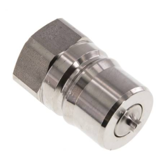 Hydraulikupplung mit Innengewinde 1", ISO 7241-1 B  STECKER  STAHL