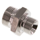 HYDRAULIK Doppelnippel 1" au f 1" STAHL...