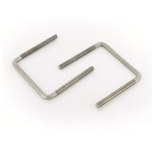 Quadratrohrbügel für Formrohr 100x100mm M12  VERZINKT  10 Stück