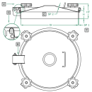 Domdeckel 542 RUND 400mm V4A  mit...