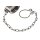 Kette mit Haken und Öse für Blindmuttern DN 100  1.4301