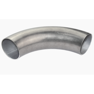 Edelstahl- Rohrbogen 90° nach EN10253 25x2mm V4A BA5 R=52,5mm