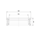 Dichtung für Scheibenventil GEA DN50 und 2" FKM