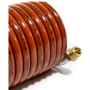 Schlauchleitung - Spiralschlauch - 7,5 Meter lang - 1/4" AG BSP - Ø 8x6 mm