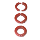 Schlauchschutzring zweiteilig DN75 (Schlauch 75x10)  ROT...