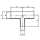 Edelstahl T- Stück reduziert DN80 / DN25  1.4301