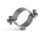 Edelstahl Rohrschelle robust 199-205 V4A  Anschlussmutter M16   Band 40x4mm