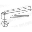 Scherenhandgriff Kunststoff mit 12 Positionen für RIZZATO Scheibenventile DN25 - DN80