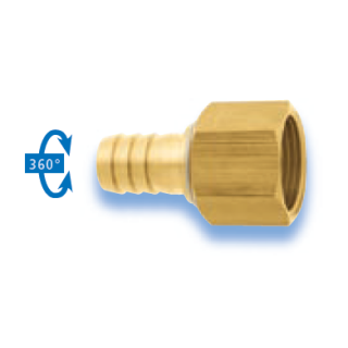 Schlauchverschraubung mit Innengewinde G3/4"  Schlauchtülle 16mm  drehbar 360°