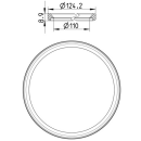 Dichtung für Abwasserrohrsystem EPDM 110