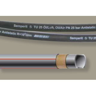 Mineralölvielzweckschlauch SEMPERIT TU 25 19x5mm  (Rollenlänge 50 Meter)