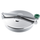 Domdeckel 965B RUND 600mm V2A mit Kunststoffhandgriff...