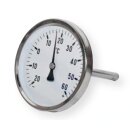 Edelstahlthermometer DM100 0°C bis +120°C...