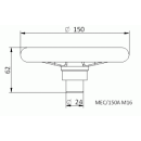 Handrad MEC/150A 16x16 für Modell 210, 211, 212 und 213