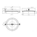 Domdeckel T1/500   dm 518mm