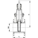 Flanschkeilschieber HAWLE 4005 E3  Gas  kurz