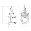 Keilschieber HAWLE 4041 E3  Verbindungssystem 2000