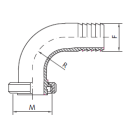 MACON Bogen 90° IG / Schlauchtülle 1.4404