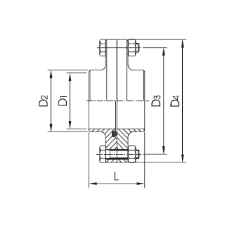 SV- Flanschverbindung