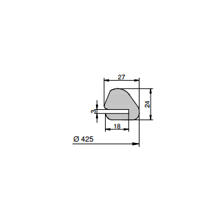 Mannlochdichtung für Modell 200RP  (G/200RP)