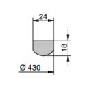 Mannlochdichtung für Modell 6V/250  (G/6V250)