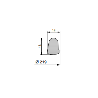 Mannlochdichtung für Modell 230- 235  (G/P200)