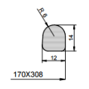 Mannlochdichtung für Modell z/175  (G/175)