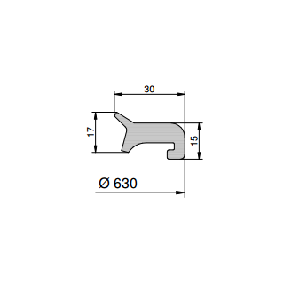 Mannlochdichtung für Modell T1/600-TV/600-T/600-6V/600  (G/T600)